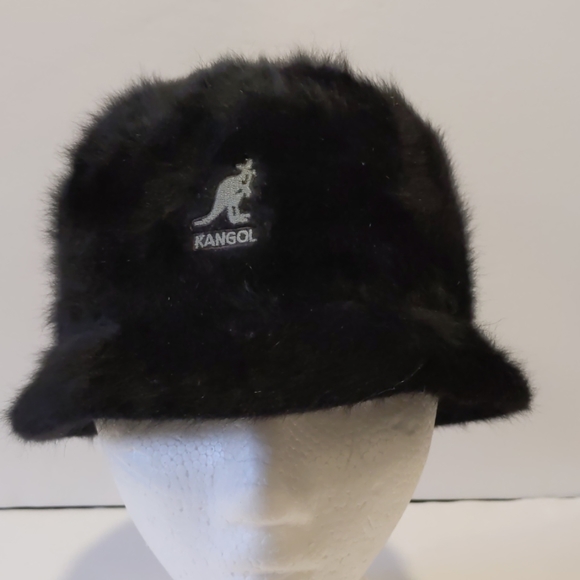 Kangol black furgora bucket hat medium